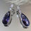 Thumbnail: Earrings | 50% OFF | Sterling Silver | Lavender Color Zirconia Stones