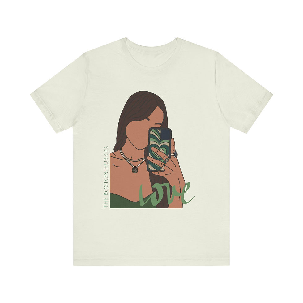 Thumbnail: T-Shirt | MORE Colors | Unisex | Sizes: XS - 5XL | Woman Taking Picture Love