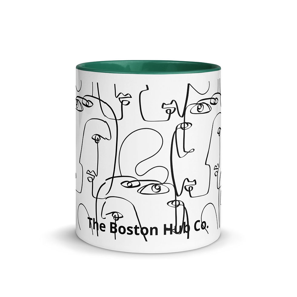 Thumbnail: Coffee Mug | 2 Sizes | Ceramic White w/ Interior Color | Happy Hour in Revere