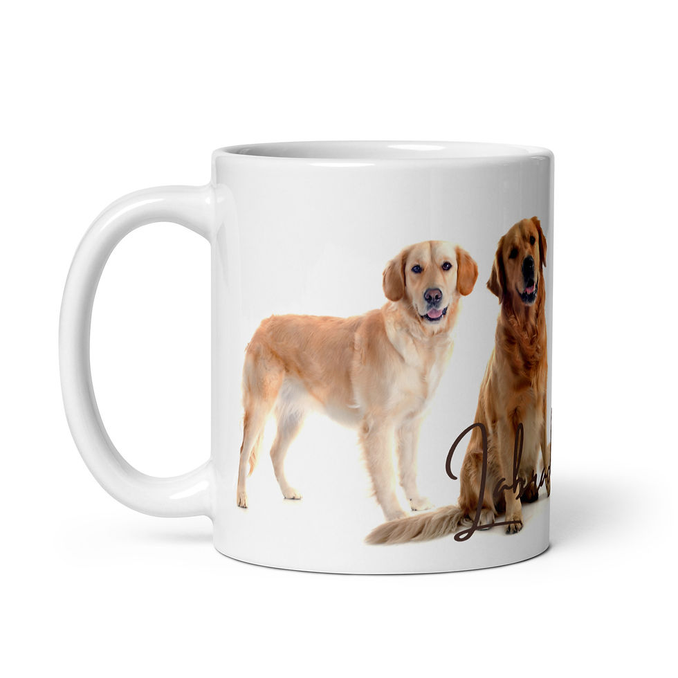 Thumbnail: Mug | 3 Sizes | Ceramic Glossy White | Labrador Life