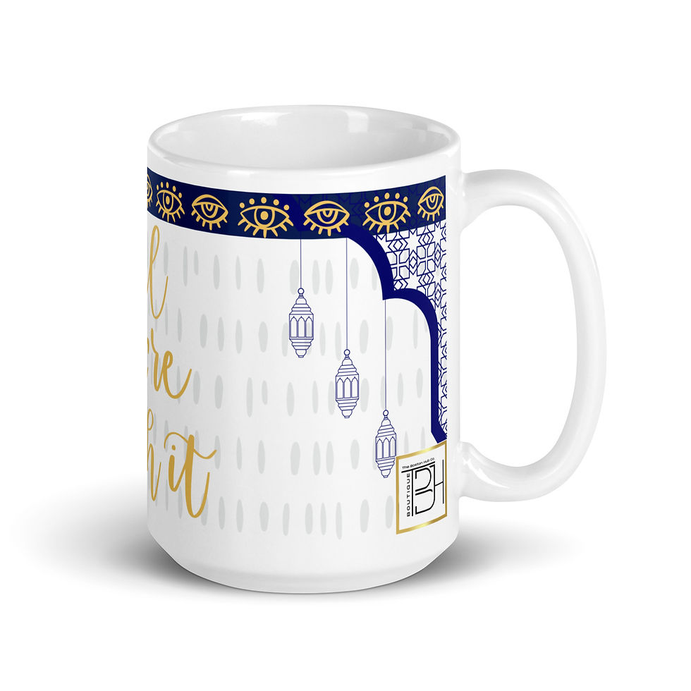 Thumbnail: Coffee Mug | 3 Sizes | Ceramic Glossy White | Abstract Girl You Are Worth It