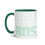 Thumbnail: Coffee Mug | 2 Sizes | Ceramic White w/ Interior Color | Boston Babe