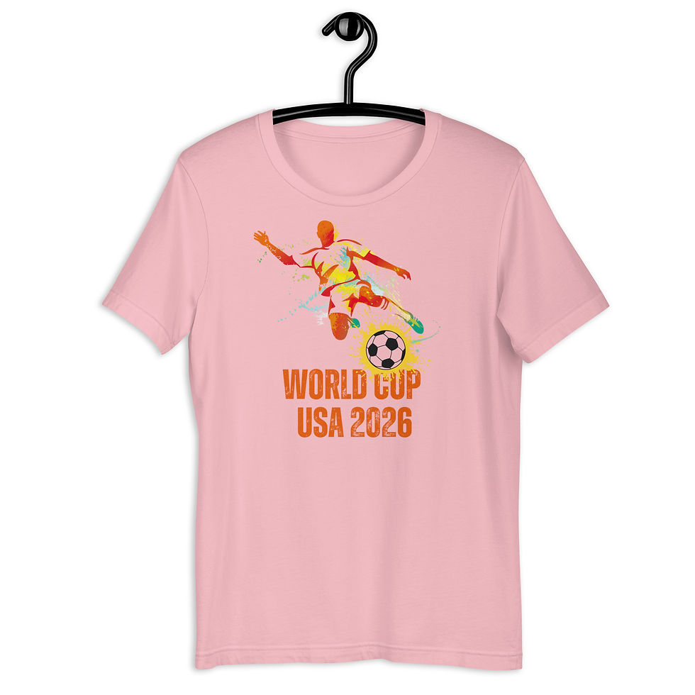 Thumbnail: T-shirt | More Colors | Unisex | Sizes: XS - 5XL | The World Cup USA 2026 Player