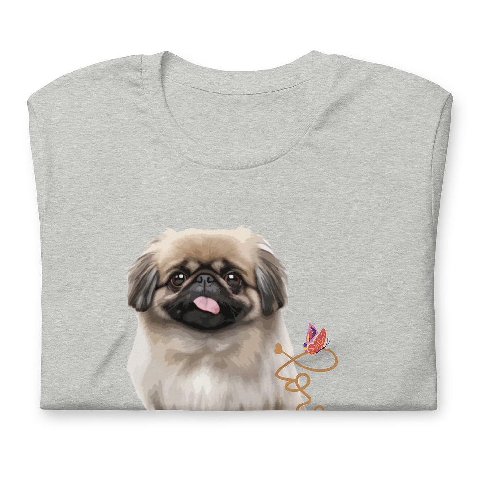 Thumbnail: T-Shirt | 9 Colors | Unisex | Sizes: XS - 5XL | Pekingese Love