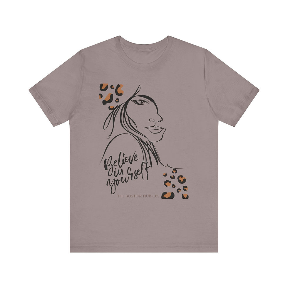 Thumbnail: T-Shirt | MORE Colors | Unisex | Sizes: XS - 5XL | Woman Believe in Yourself