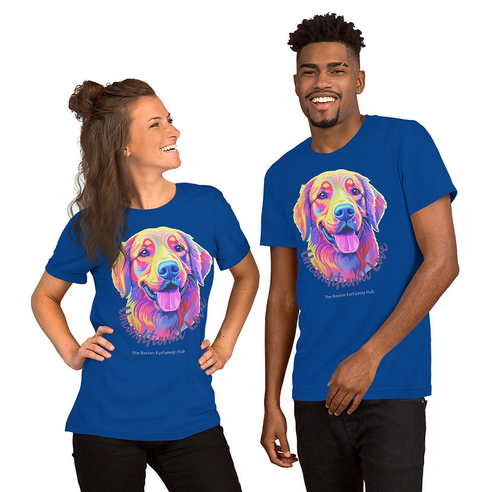 Thumbnail: T-Shirt | 10 Colors | Unisex | Sizes: XS - 5XL | Labrador Unconditional Love