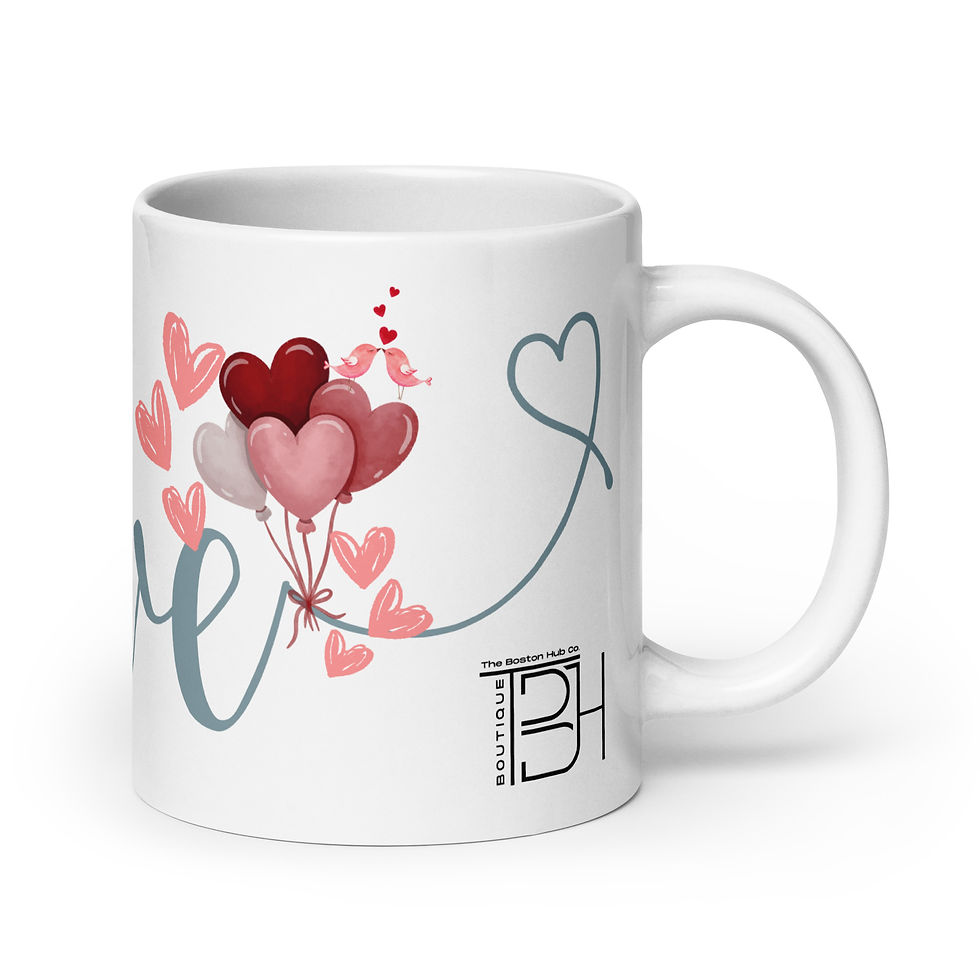 Thumbnail: Mug | 3 Sizes | Ceramic Glossy White | Dachshund Hound Love