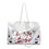 Thumbnail: Weekender Bag | 1 Size | White | Fun Cats on Mugs Live Love meow
