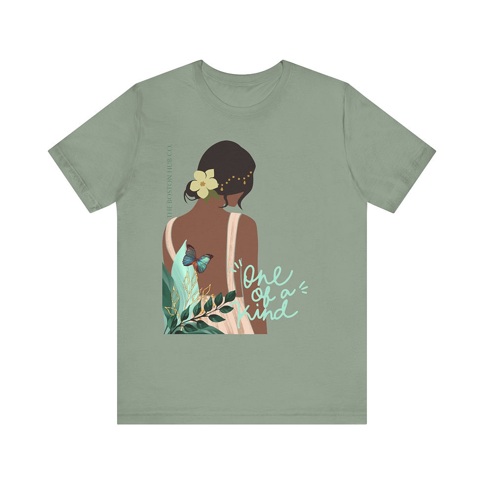 Thumbnail: T-Shirt | MORE Colors | Unisex | Sizes: XS - 5XL | Woman One of A Kind Green