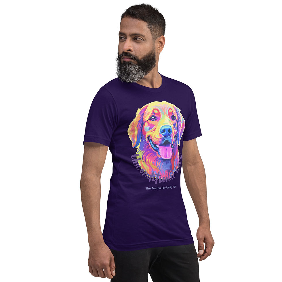 Thumbnail: T-Shirt | 10 Colors | Unisex | Sizes: XS - 5XL | Labrador Unconditional Love