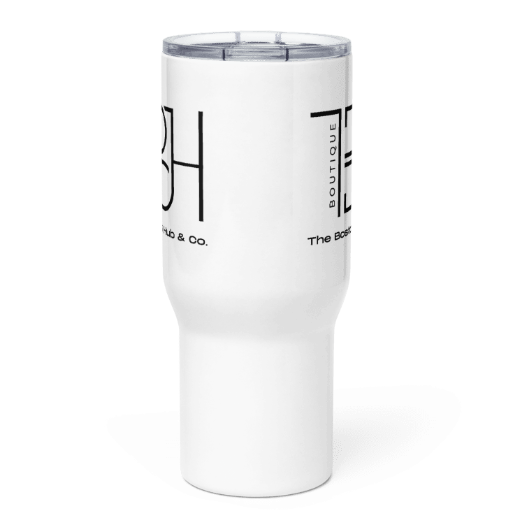 Thumbnail: Travel Mug w/ Handle | 2 Sizes | Boston Skyline Blue