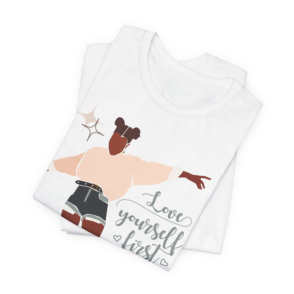 Thumbnail: T-Shirt | MORE Colors | Unisex | Sizes: XS - 5XL | Woman Love Yourself 1st