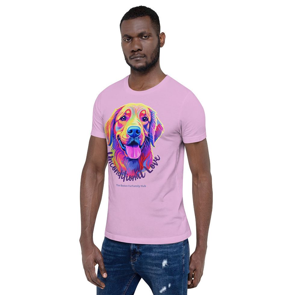 Thumbnail: T-Shirt | 10 Colors | Unisex | Sizes: XS - 5XL | Labrador Unconditional Love