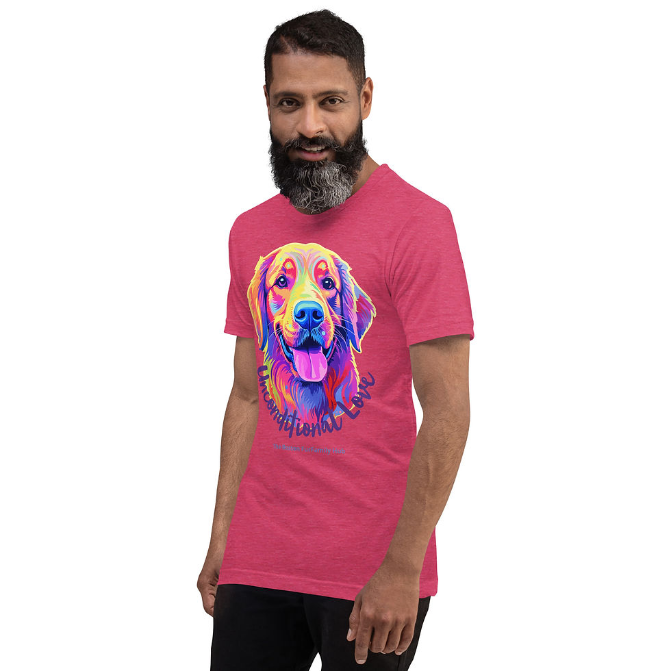 Thumbnail: T-Shirt | 10 Colors | Unisex | Sizes: XS - 5XL | Labrador Unconditional Love