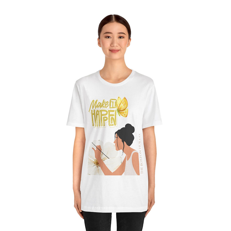 Thumbnail: T-Shirt | MORE Colors | Unisex | Sizes: XS - 5XL | Woman Painting Make it Happen