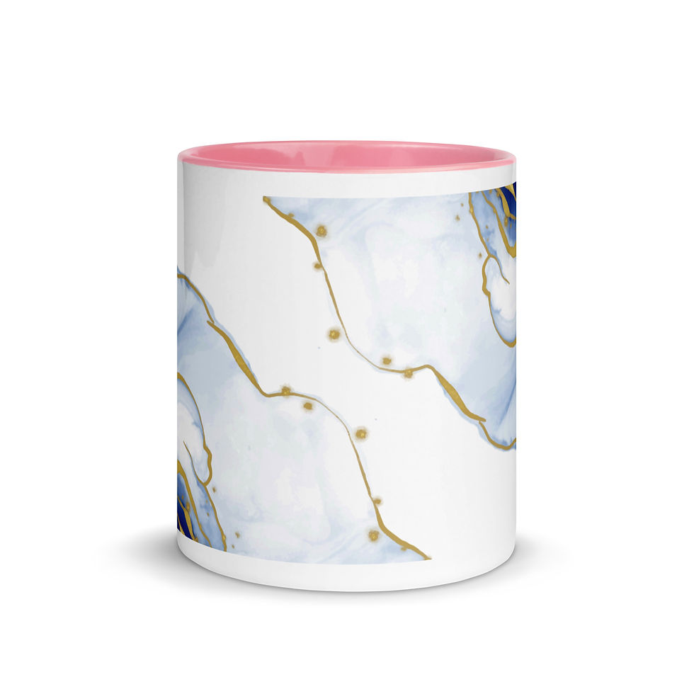 Thumbnail: Coffee Mug | MORE Colors | 3 Sizes | Ceramic White | Blue Geode 