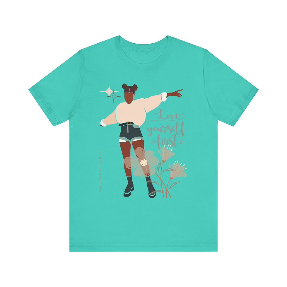 Thumbnail: T-Shirt | MORE Colors | Unisex | Sizes: XS - 5XL | Woman Love Yourself 1st