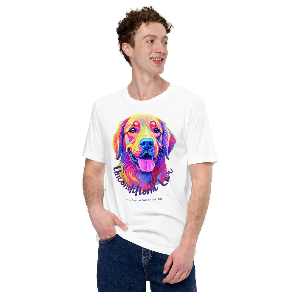 Thumbnail: T-Shirt | 10 Colors | Unisex | Sizes: XS - 5XL | Labrador Unconditional Love