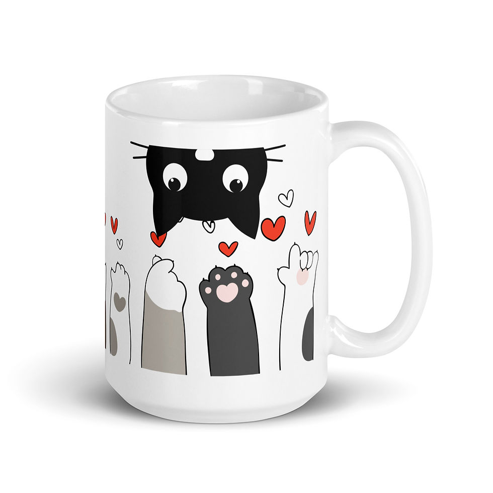 Thumbnail: Mug | 3 Sizes | Ceramic Glossy White | PURkaboo 