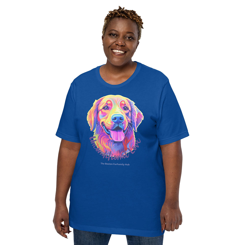Thumbnail: T-Shirt | 10 Colors | Unisex | Sizes: XS - 5XL | Labrador Unconditional Love