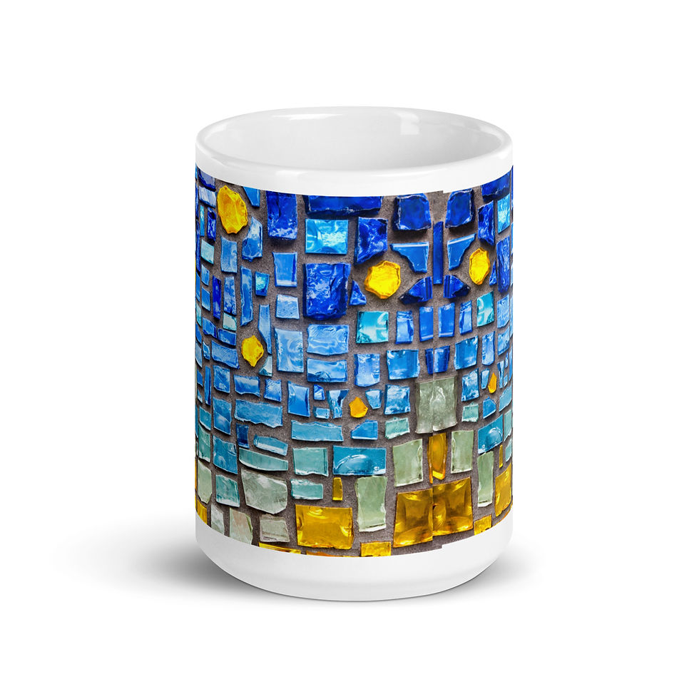 Thumbnail: Coffee Mug | 3 Sizes | Ceramic Glossy White | Mosaic Wall