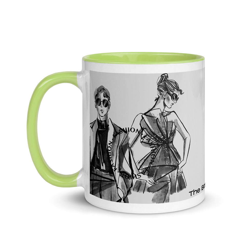Thumbnail: Coffee Mug | 2 Sizes | Ceramic White w/ Interior Color | Runway
