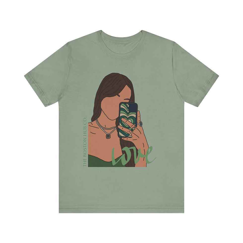 Thumbnail: T-Shirt | MORE Colors | Unisex | Sizes: XS - 5XL | Woman Taking Picture Love
