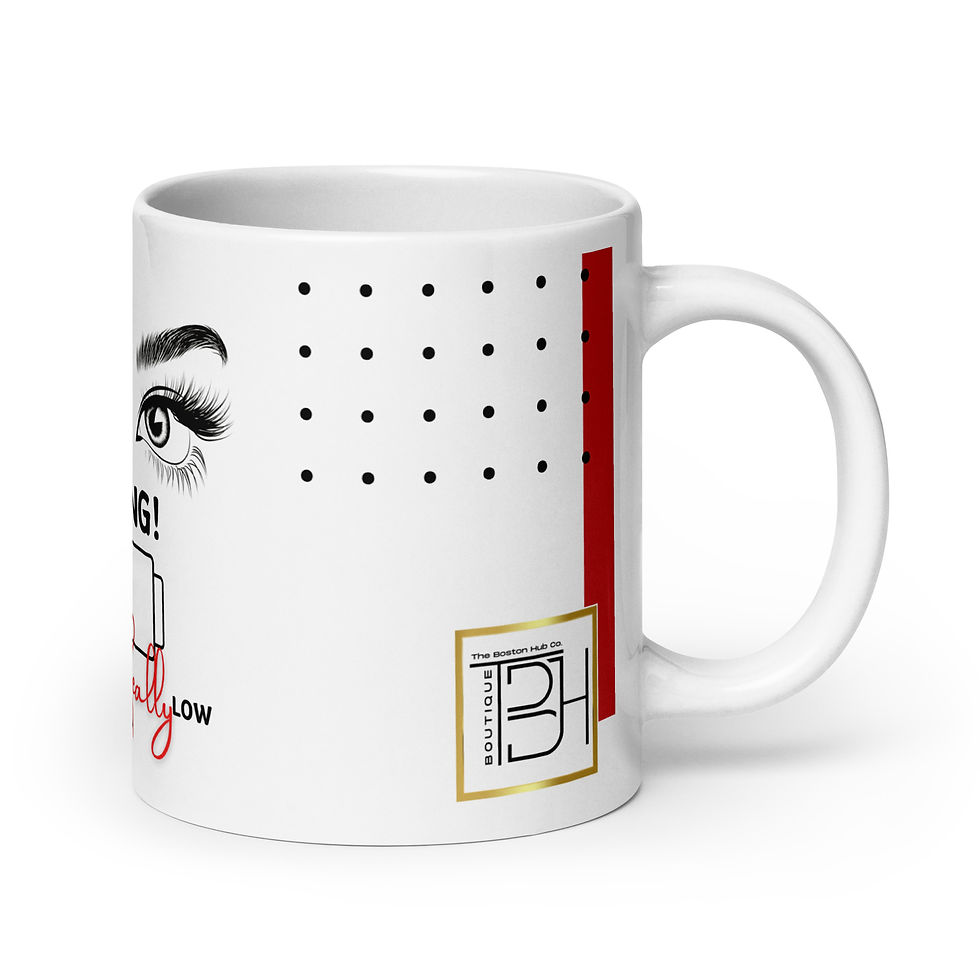 Thumbnail: Coffee Mug | 3 Sizes | Ceramic Glossy White | Patience Level REALLY Low