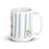 Thumbnail: Coffee Mug | 3 Sizes | Ceramic Glossy White | La Dolce Vita Blue