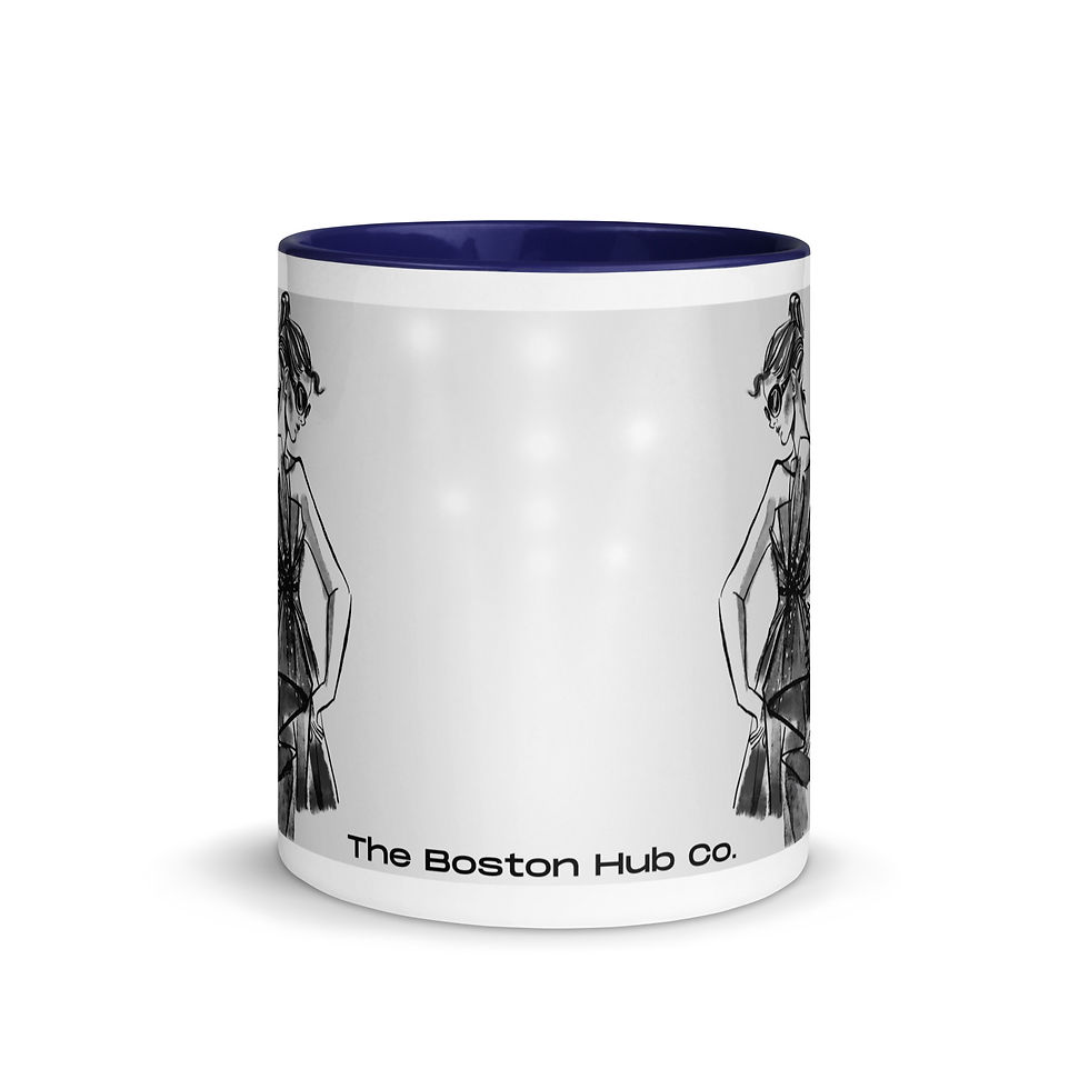 Thumbnail: Coffee Mug | 2 Sizes | Ceramic White w/ Interior Color | Runway