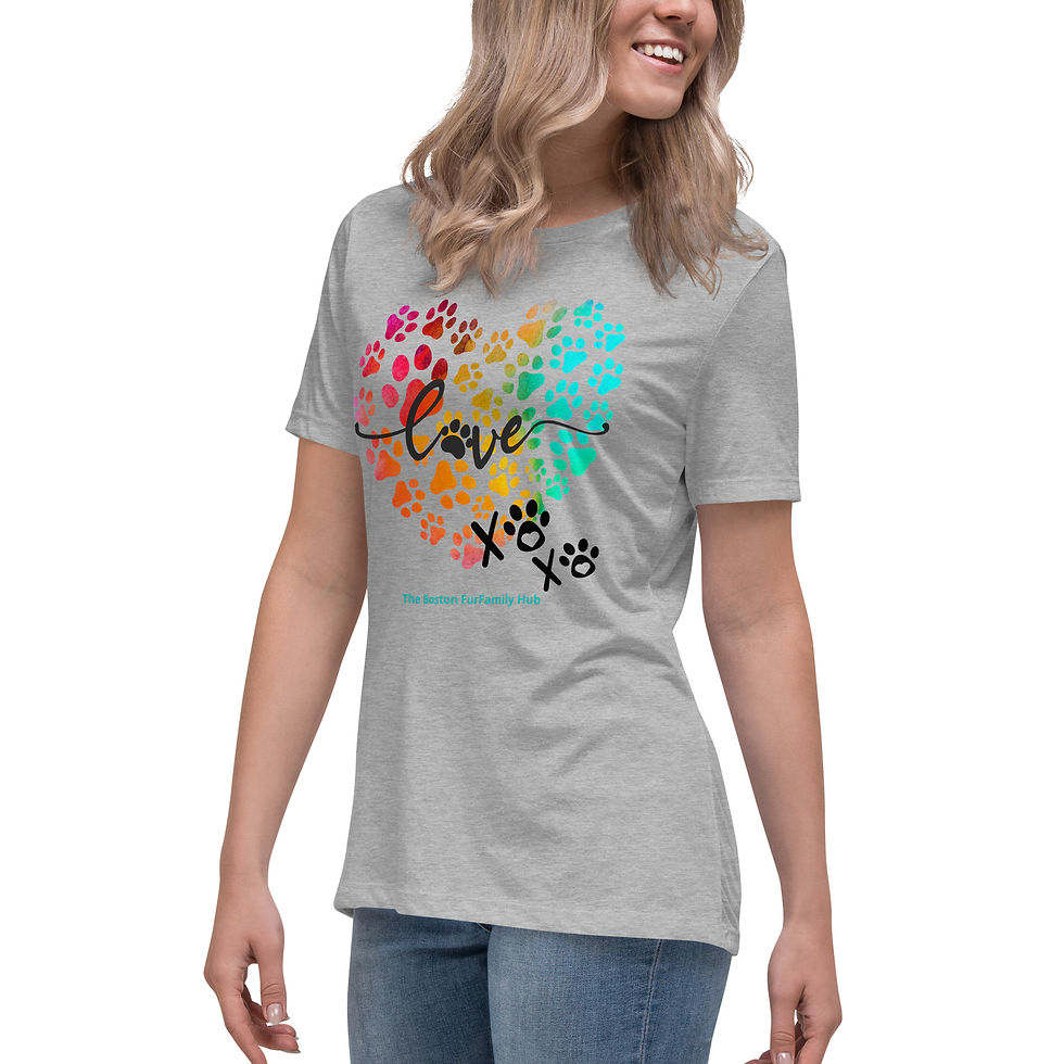 Thumbnail: T-Shirt | 6 Colors | Women | Sizes: S - 3XL | Love X🐾 X🐾