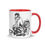 Thumbnail: Coffee Mug | 2 Sizes | Ceramic White w/ Interior Color | Fashion Model