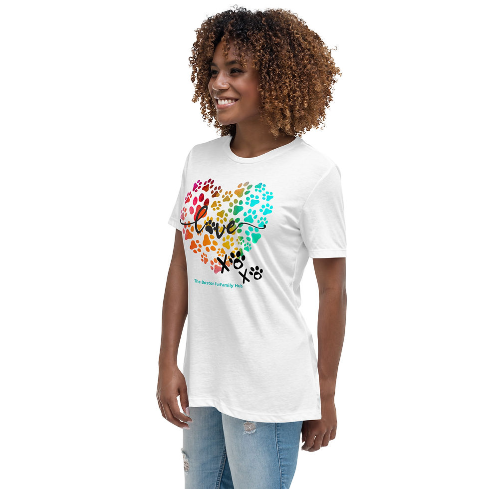 Thumbnail: T-Shirt | 6 Colors | Women | Sizes: S - 3XL | Love X🐾 X🐾