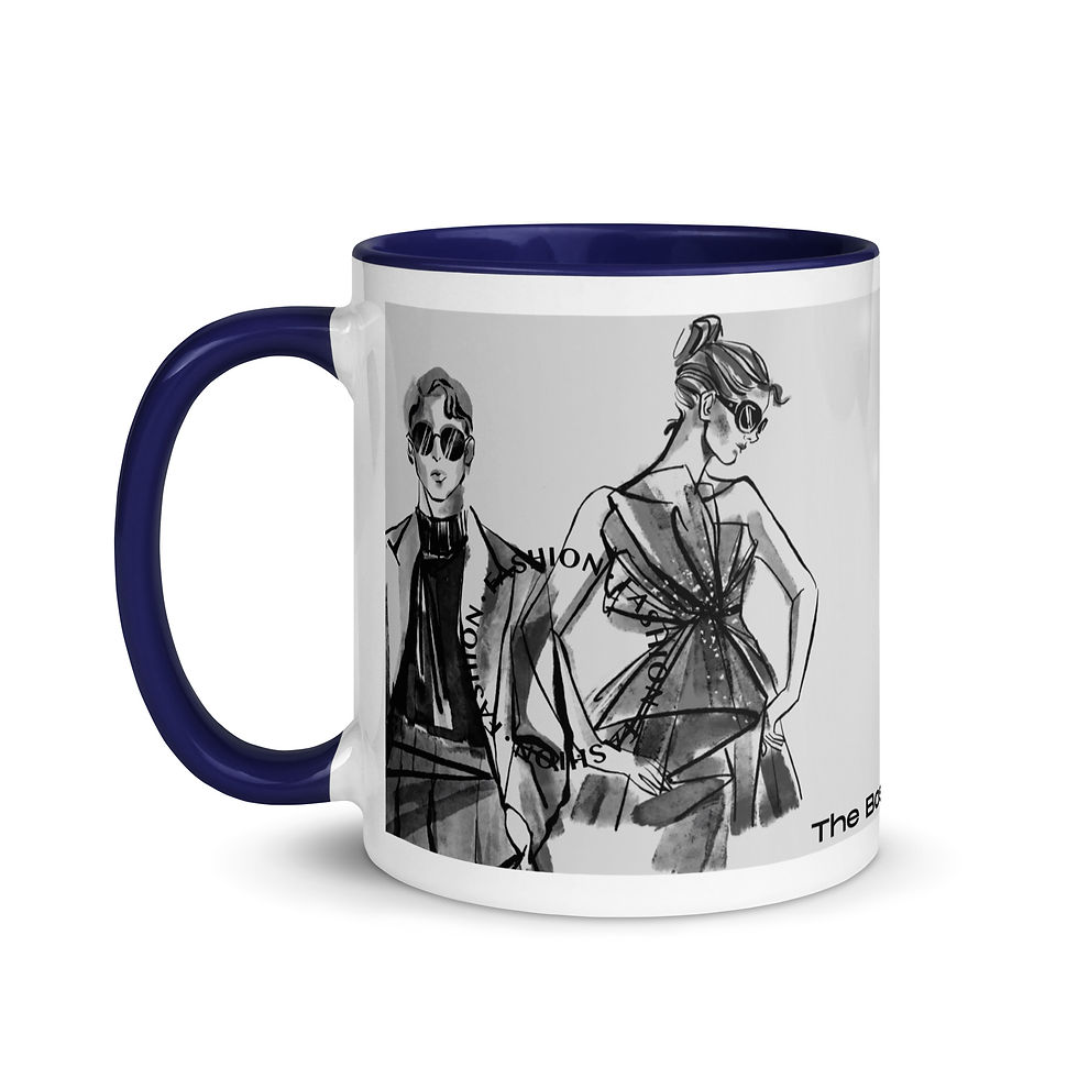 Thumbnail: Coffee Mug | 2 Sizes | Ceramic White w/ Interior Color | Runway