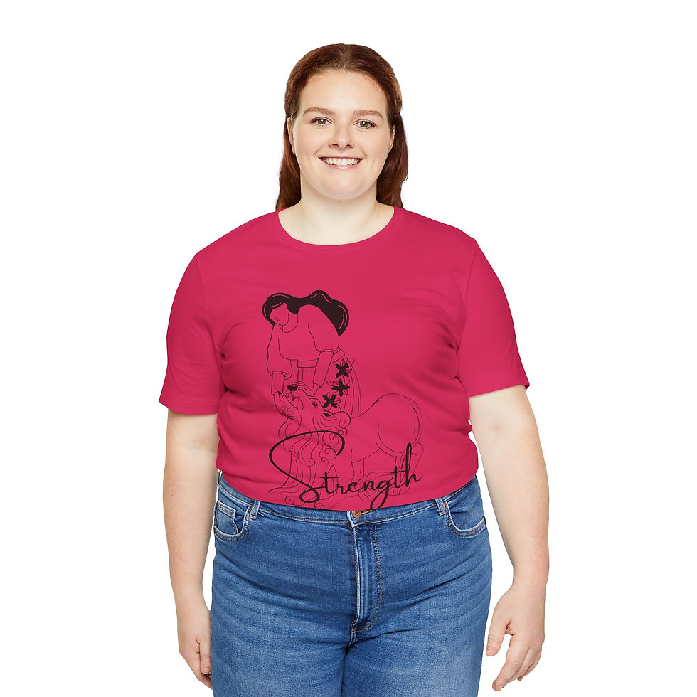 Thumbnail: T-Shirt | MORE Colors | Unisex | Sizes: XS - 5XL | Tarot Card Strength