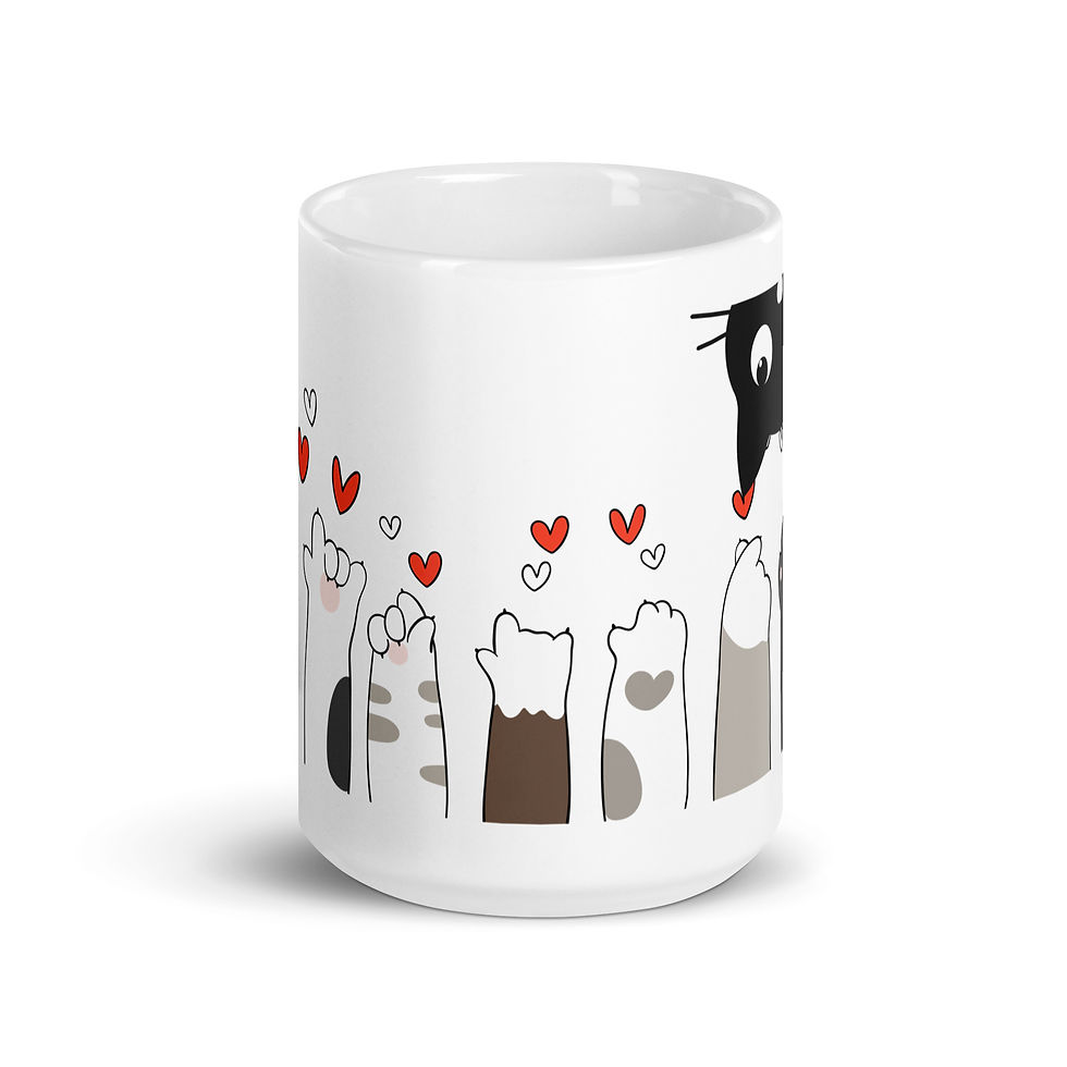Thumbnail: Mug | 3 Sizes | Ceramic Glossy White | PURkaboo 