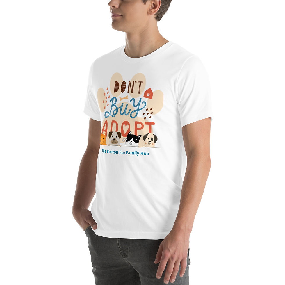 Thumbnail: T-Shirt | 1 Color | Unisex |  Sizes: XS - 5XL | Don't Buy Adopt