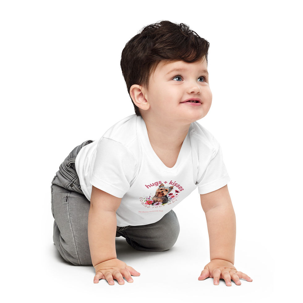 Thumbnail: Baby Jersey | 3 Colors | Sizes: 6 - 24 Months |  Hugs + Kisses