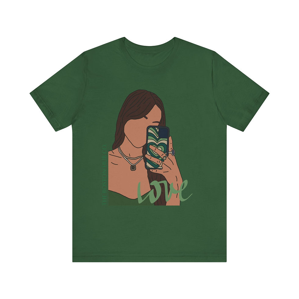 Thumbnail: T-Shirt | MORE Colors | Unisex | Sizes: XS - 5XL | Woman Taking Picture Love