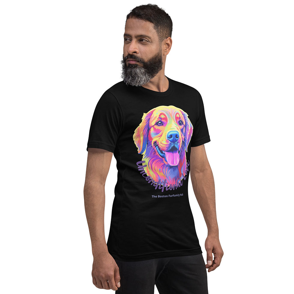 Thumbnail: T-Shirt | 10 Colors | Unisex | Sizes: XS - 5XL | Labrador Unconditional Love