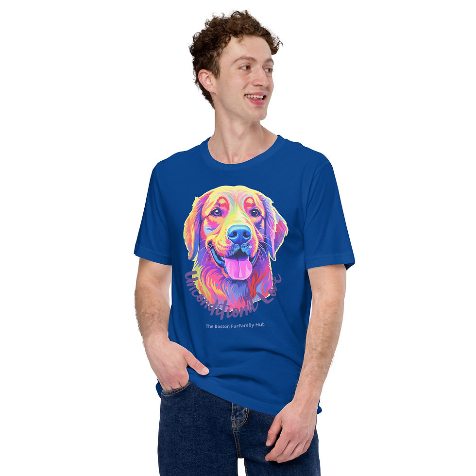 Thumbnail: T-Shirt | 10 Colors | Unisex | Sizes: XS - 5XL | Labrador Unconditional Love