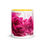 Thumbnail: Coffee Mug | 2 Sizes | Ceramic White w/ Interior Color | Fluid Pink
