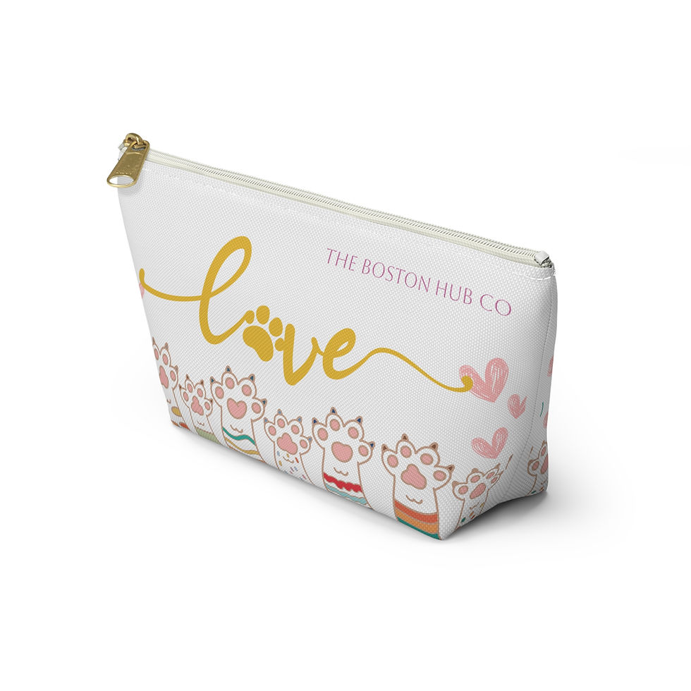 Thumbnail: Accessory Pouch | 2 Sizes | White | Paws L🐾ve