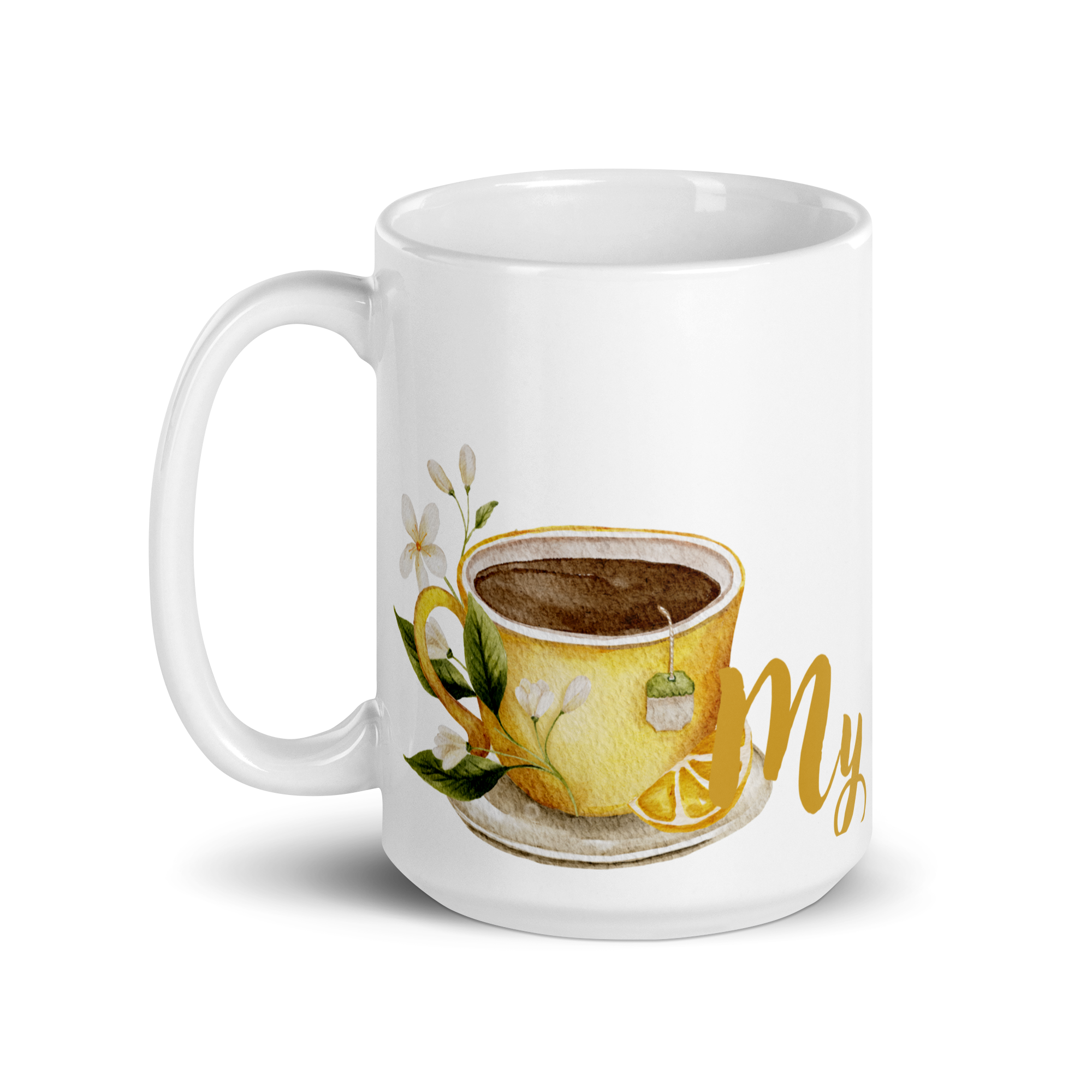 Mug | 3 Sizes | Ceramic Glossy White | My Cup 🐾 Tea