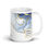 Thumbnail: Coffee Mug | 3 Sizes | Ceramic Glossy White | Blue Geode 