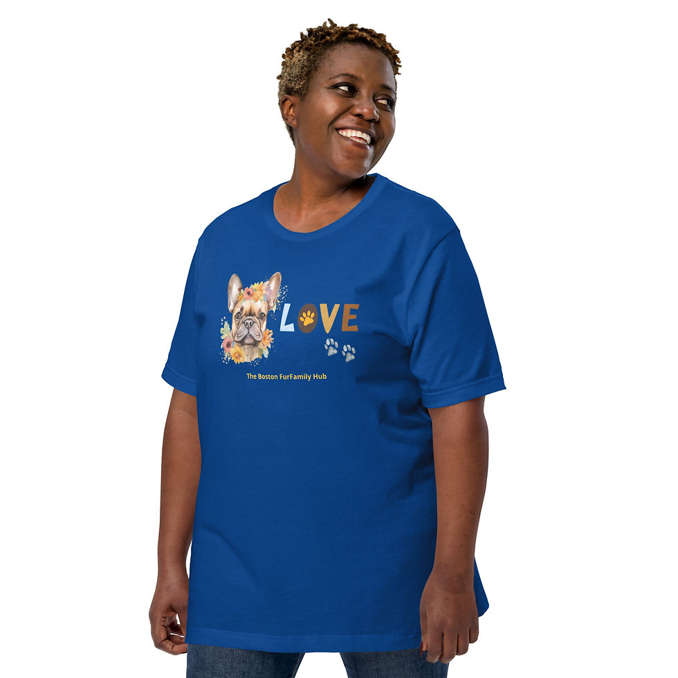 Thumbnail: T-Shirt | 5 Colors | Unisex | Sizes: XS - 5XL | Frenchie Love