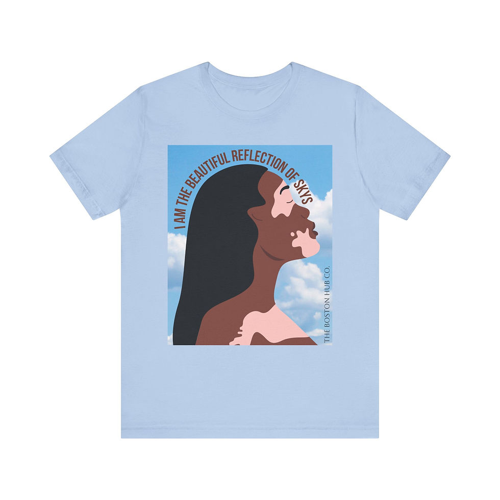 Thumbnail: T-Shirt | MORE Colors | Unisex | Sizes: XS - 5XL | Beautiful Woman Vitiligo
