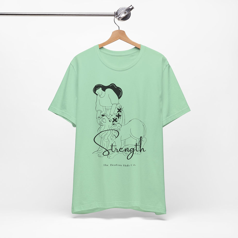 Thumbnail: T-Shirt | MORE Colors | Unisex | Sizes: XS - 5XL | Tarot Card Strength