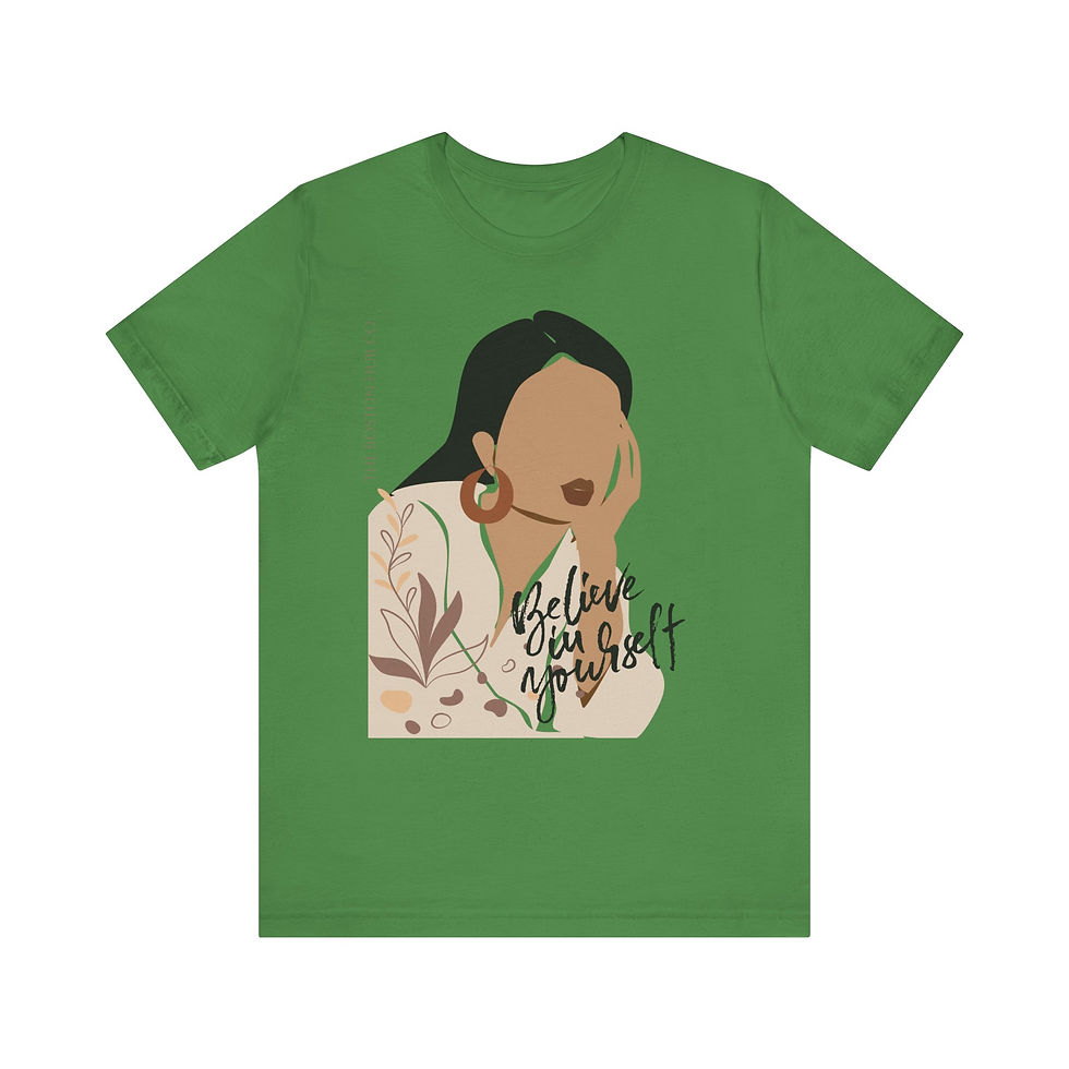 Thumbnail: T-Shirt | More Colors | Unisex | Sizes: XS - 5XL | Woman Believe In Yourself 2