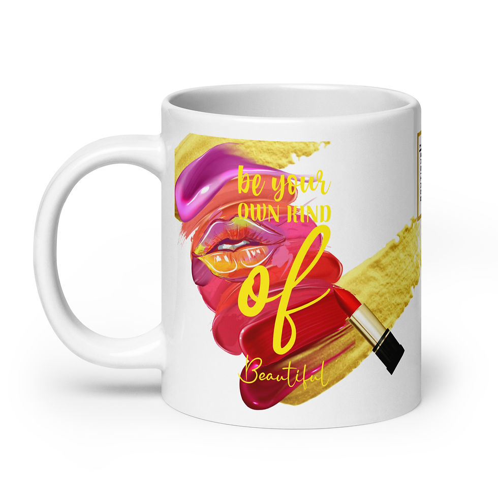 Thumbnail: Coffee Mug | 3 Sizes | Ceramic Glossy White | Colorful Be Your Own 